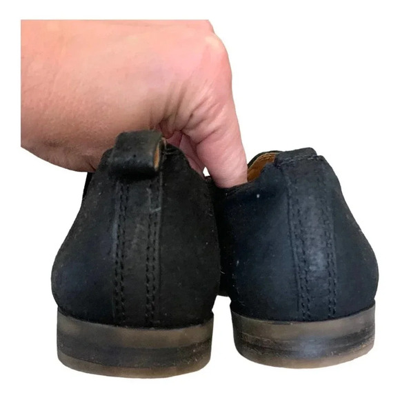 Lucky Brand Black suede slip on size 6.5 - Picture 3 of 5